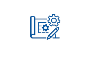 Home 28 Ícone de projeto e engenharia (planta/blueprint, engrenagem e lápis)