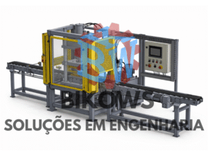 Home 8 Projeto de desenvolvimento de máquina industrial em modelagem 3D CAD