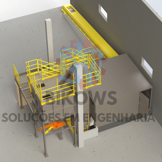 Home 20 Plataformas industriais com guarda-corpos para operação segura de equipamentos conforme requisitos da NR-12